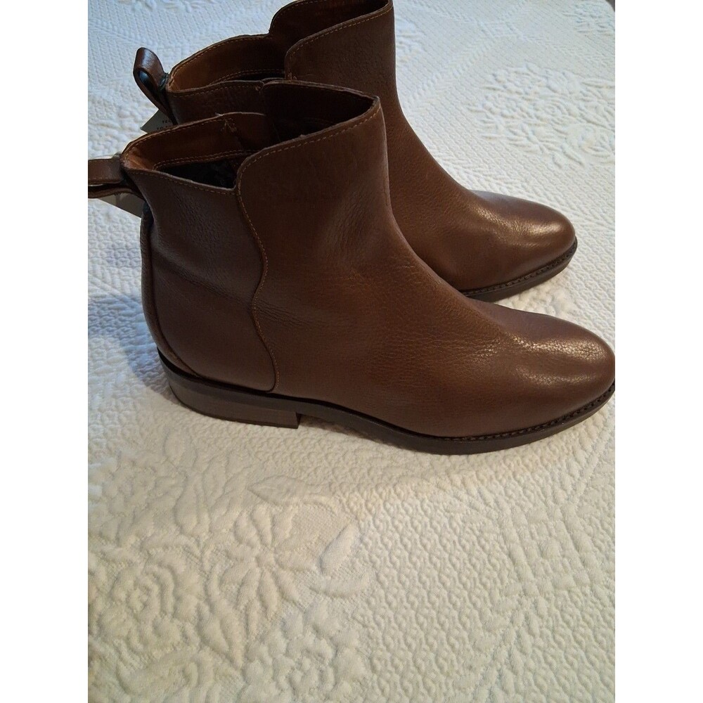 Cole Haan Womens River Chelsea Bootie Waterproof Boot Brown Leather Zip Size 10 - Picture 2 of 6